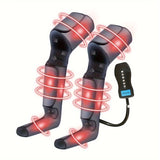 NNETM USB-Powered Electric Leg & Foot Massager with Air Compression(Grey)