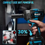 NNETM Cordless Brushless Electric Wrench 500Nm Torque for DIY