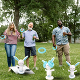 NNETM Easter Bunny Ring Toss Game Set for Outdoor Parties