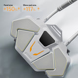 NNETM 4-Wheel Ab Roller with Elbow Support