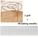 NNETM Air Fryer Grill Racks Set for BBQ