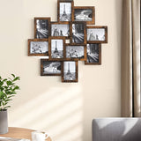 NNETM 12-Piece Photo Collage Frame Set – Wall Gallery Frames for 4×6 Photos