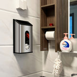 NNETM Wall-Mounted Stainless Steel Garbage Bag Dispenser