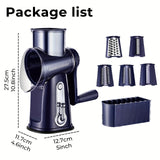 NNETM Stainless Steel Grater & Vegetable Slicer (5-in-1)