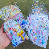 NNETM Easter Bunny & Egg Plastic Gift Bags (50pcs)