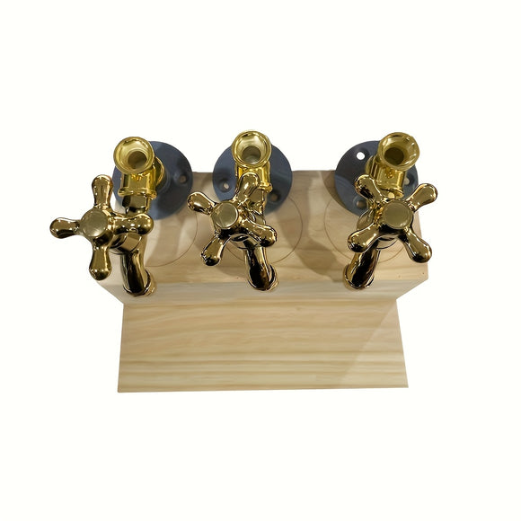 NNETM Three-Way Whiskey Decanter Tap Dispenser with Handle