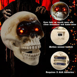 NNETM Halloween Skull Head Sound Control Hanging