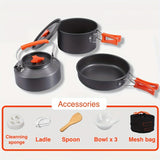 NNETM Ultra-Light Aluminum Camping Cookware Set