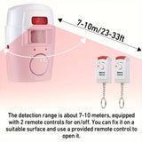 NNETM Wireless PIR Motion Sensor Alarm System (4 pcs)