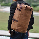 NNETM Korean Style Canvas Travel Backpack