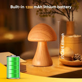 NNETM USB Rechargeable Mushroom Lamp with Touch Control & Dimming