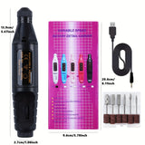 NNETM Electric Nail Drill Kit for Acrylic & Gel Removal