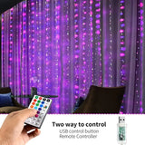 NNETM Festive Brilliance: 17-Color Christmas LED String Lights Curtain
