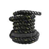 NNETM 1pc Combat Rope for Core Strength Training - 6m Physical Fitness Rope(Black)
