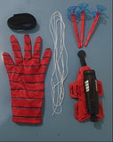 Shunfei Spider Web Funny Trick Gloves - Creative Hero Toy, Ideal Halloween And Christmas Gift, Multi-Player Interactive Party Game, Durable ABS Material, Red Version