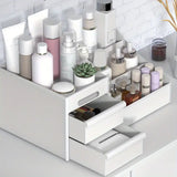 NNETM Large Capacity Cosmetic Storage with Drawers Store Brushes, Makeup, Skincare, Perfumes