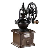 Retro Manual Coffee Bean Grinder with Adjustable Grind