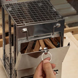 NNETM Unleash the Flavor of the Outdoors with Our Folding Wood Stove