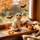 9CM Egyptian Retro Mummy Cat Resin Ornament - Sculpture