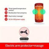 NNETM Heated Arm Massager Sleeve with USB Compression Therapy