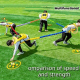 Multi-Functional Elastic Fitness Resistance Belt