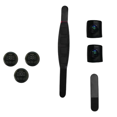 NNEOBA Electric ABS Stimulator Belt - EMS Abdominal Exerciser for Fitness Training