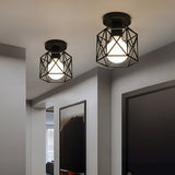 NNETM Ceiling Lights Geometric Metal Fixtures (4PCS)