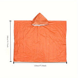 NNETM 4-Pack Emergency Waterproof Rain Ponchos with Hood