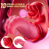 NNETM 4-in-1 Rabbit Vibrator – Tongue Licking for Women