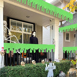 NNETM Halloween UV Reactive Green Slime Banner