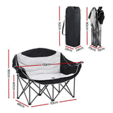 Double Folding Moon Camping Chair 240KG