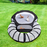 NNETM Small Animal Playpen with Tunnel