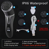 NNETM Rechargeable Electric Foot File Pedicure Tool