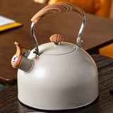 NNETM Kettle Creamy White with Wood Handle