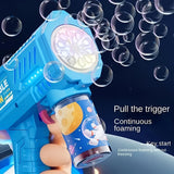 NNETM Electric Bubble Gun Handheld Outdoor Blower