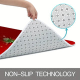 NNETM Merry & Bright: 4-Piece Christmas Bathroom Accessory Set