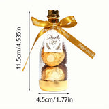 12Pcs Champagne Bottle Candy Boxes 11.5×4.5CM