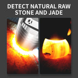 4-in-1 UV LED Flashlight – 365nm/369nm Rechargeable Jewelry & Gemstone Detection Light with LCD Display