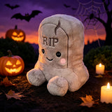 18CM Tombstone Design Plush Toy Creepy Horror Doll