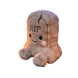 18CM Tombstone Design Plush Toy Creepy Horror Doll