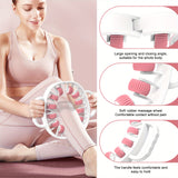 NNETM 12-Wheel 360° Muscle Roller - Leg, Calf, Arm Massager(White)