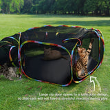NNETM Tunnel Tent Playpen for Cats & Small Pets