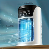 NNEOBA Stay Fresh with Our Portable Smart AC Featuring 7 Ambient LED Lights
