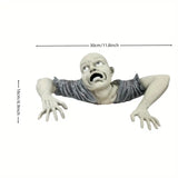 NNETM Swamp Zombie Figurine - Creepy Crawling Undead Resin Statue