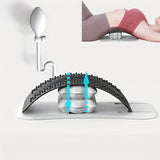NNETM Adjustable Lumbar Back Stretcher & Massager
