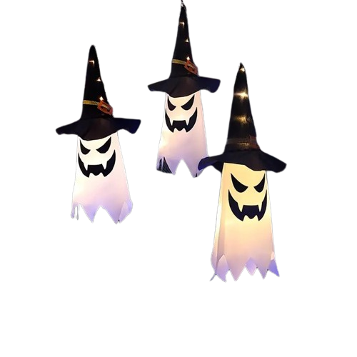 NNETM 3pcs Enchanted Ghostly Witch Hat