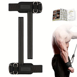 NNETM Fitness Wrist Wrap & Lifting Strap Set