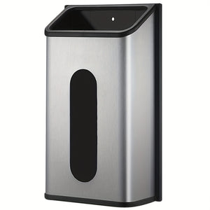 NNETM Wall-Mounted Stainless Steel Garbage Bag Dispenser