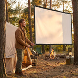4K Ultra HD Foldable Portable Projector Screen