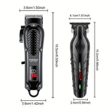 NNETM Men's Electric Hair Clipper with LCD Display